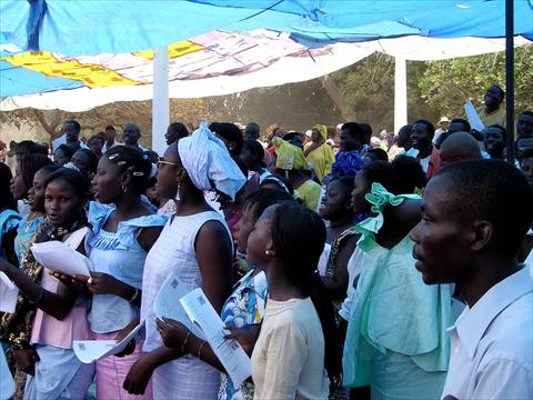 African People Singing