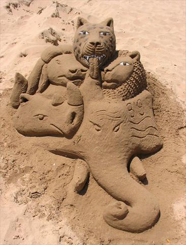 Sand sculpture