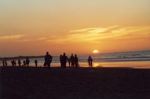 Sunset at the beach