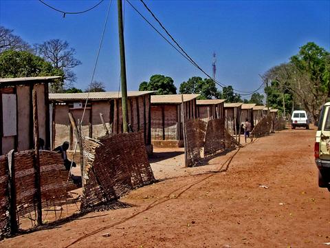 Huts for visitors