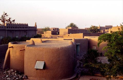 Round huts