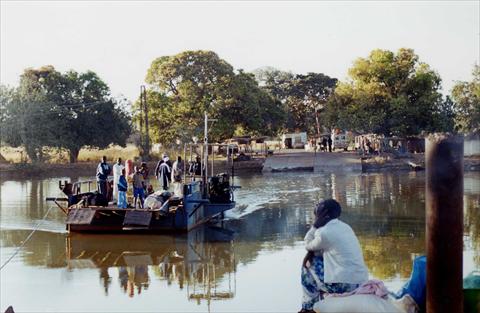 Crossing the river